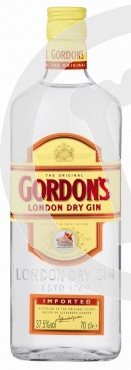 Gordon's London Dry Gin 37.5% 0.7 ltr. Flasche